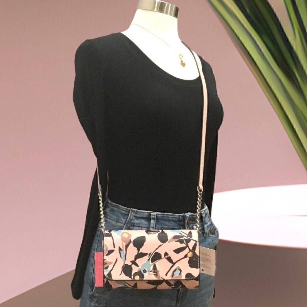 KATE SPADE FLORAL NOVELTY CROSSBODY BAG